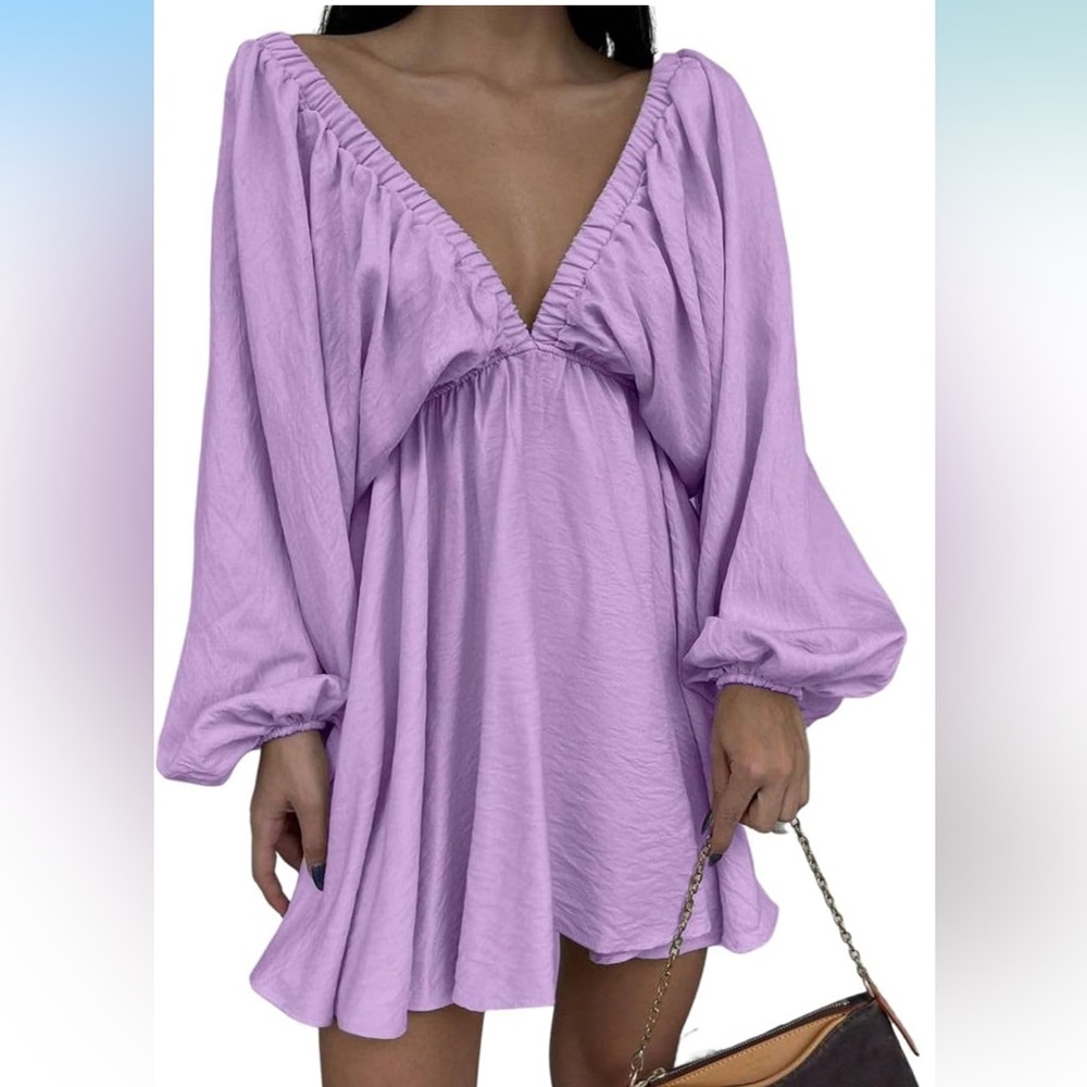 NWOT Elegant Lavender Women's Dress